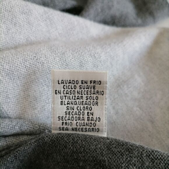 NWT Hannah Women's Gray Buffalo Plaid Open Front Cardigan Sweater Size X-Large - Picture 7 of 7